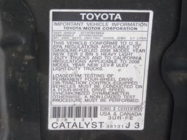 2008 TOYOTA SEQUOIA SR5 DARK GREEN 5.7L AT 2WD Z18418